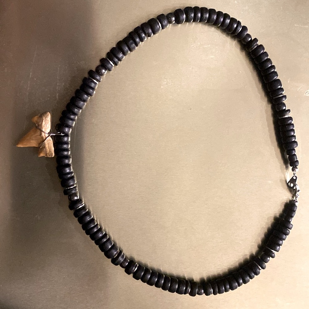 Real shark tooth necklace